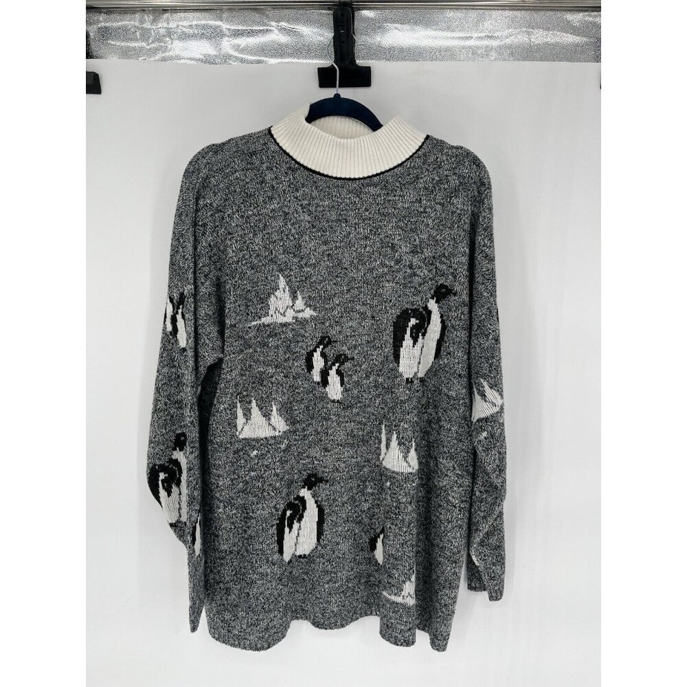 Vintage Great Times Penguin Sweater USA Christmas No tag Approx. XL